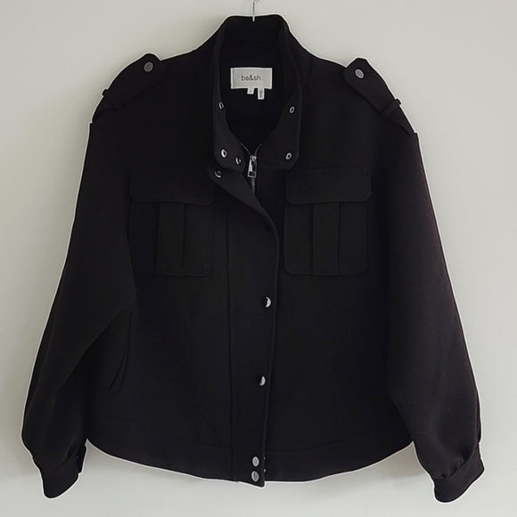 ba&sh Swing Jacket Black Size Small - Picture 5 of 7